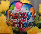 Bir balon doğum günü partileri için